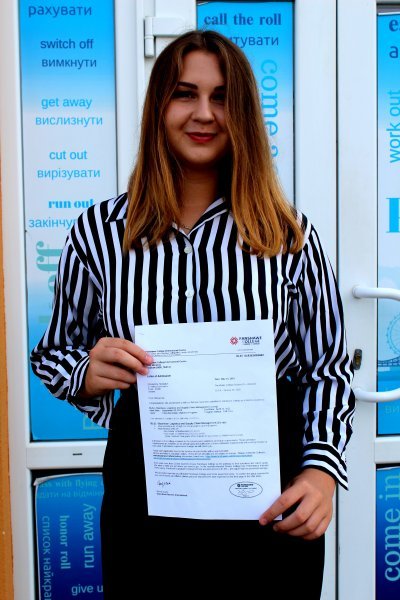 Ковельчанка буде навчатися у канадському коледжі