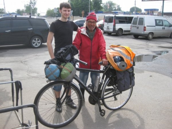 Іспанський веломандрівник «зарулив» на Волинь. ФОТО