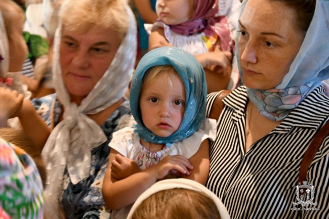 Як у луцькому храмі відзначали свято Успіння Пресвятої Богородиці. ФОТО