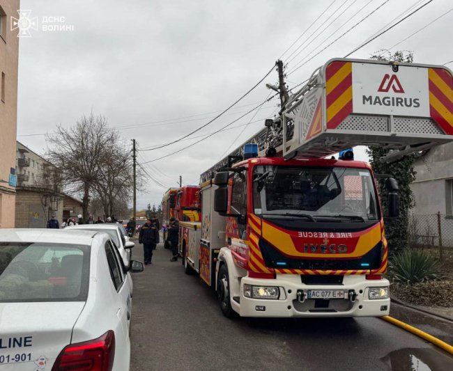 У Луцьку горіла квартира