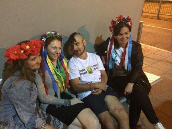 Поранений на Майдані волинянин повернувся в Україну. ФОТО