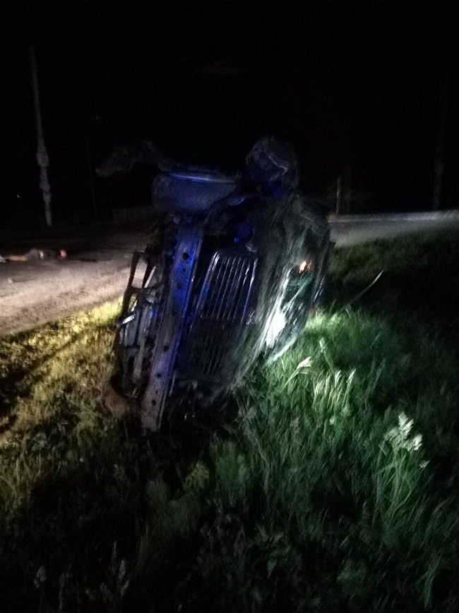 У селі під Луцьком перевернулася автівка: водій загинув. ФОТО