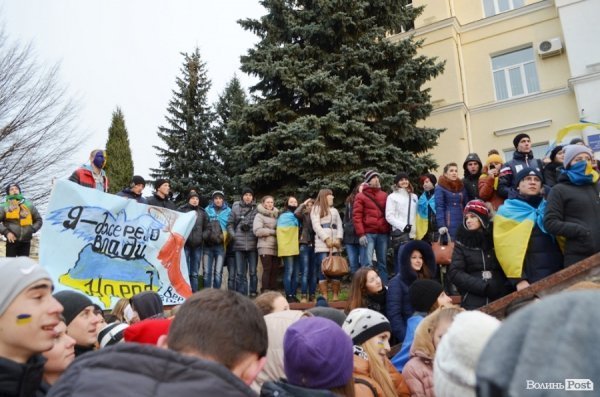 Третій день Нового Майдану у Луцьку. ФОТО