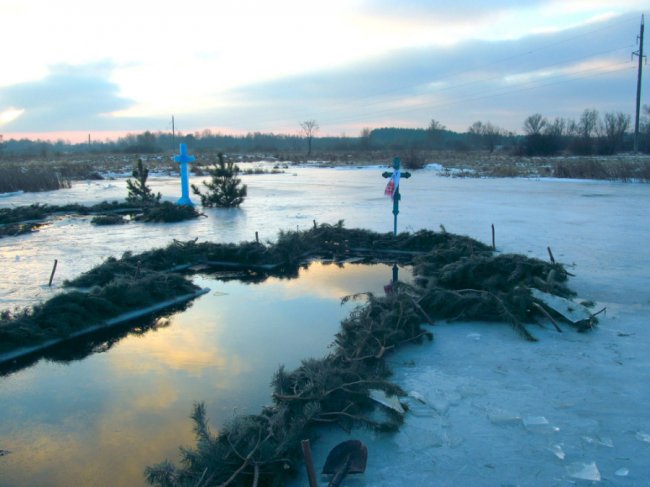 Показали, як святкували Водохреще у Старій Вижівці. ФОТО