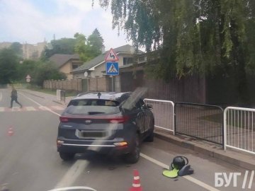 На Волині мотоцикліст потрапив у ДТП: його забрала «швидка»