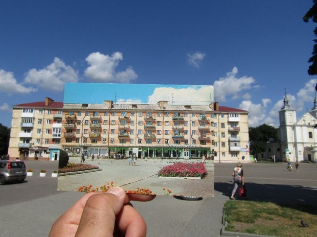 У місті на Волині пам’ятні місця порівняли із ретро-листівками. ФОТО