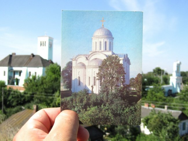У місті на Волині пам’ятні місця порівняли із ретро-листівками. ФОТО