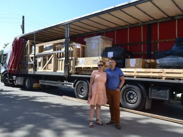 На Волинь привезли медичне обладнання на мільйон євро