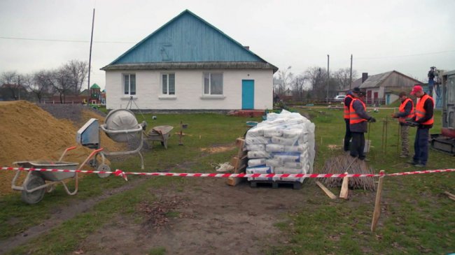 У Жиричах Ратнівського району почали будувати дитсадок. ФОТО