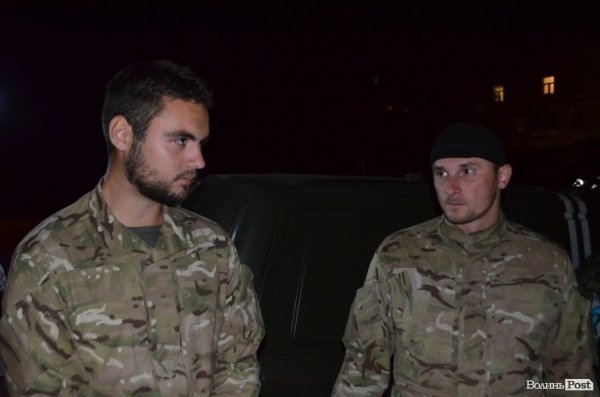 Луцьк зустрічав героїв з зони АТО. ФОТО