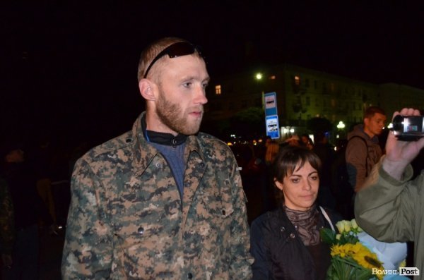 Луцьк зустрічав героїв з зони АТО. ФОТО