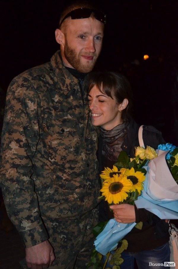 Луцьк зустрічав героїв з зони АТО. ФОТО