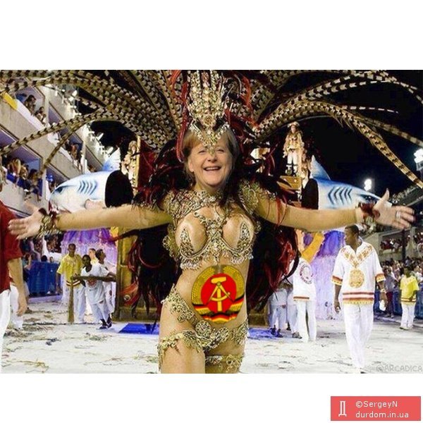 Путін і Меркель у фотожабах