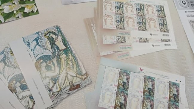 У Луцьку презентували марку до 150-річчя з дня народження Лесі Українки. ФОТО