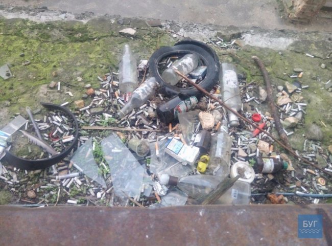 У Нововолинську двір будинку перетворили на сміттєзвалище