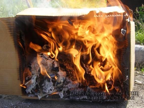 У Ковелі поліція знищила вилучені в злочинців наркотики. ФОТО