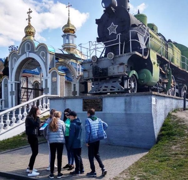 Залізничники влаштували тематичний квест для волинських школярів. ФОТО