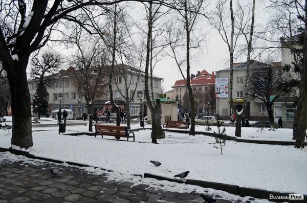 Сквер розташований на розі вулиць Лесі Українки та Сенаторки Левчанівської у центрі Луцька
