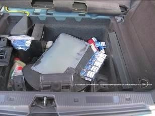 Через Устилуг поляк намагався перевезти контрабандні цигарки. ФОТО