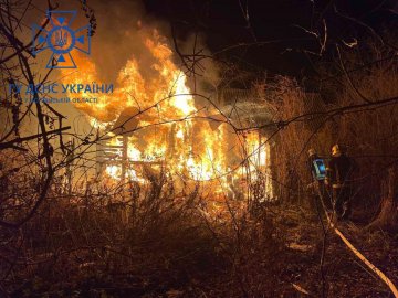 На околицях Ковеля горів будинок. ФОТО