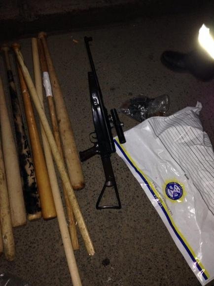 У Миколаєві в наметах сепаратистів знайшли зброю. ФОТО