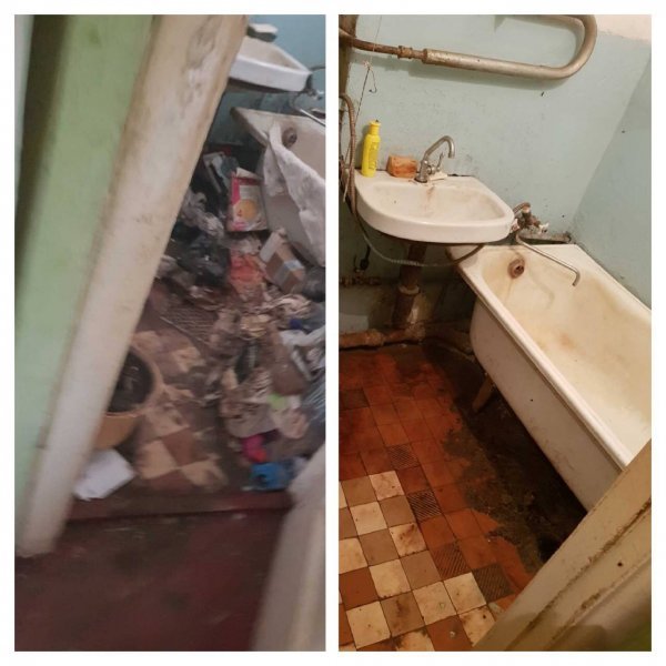 Бруд, таргани і миші: у Ковелі пенсіонерка перетворила квартиру на смітник. ФОТО