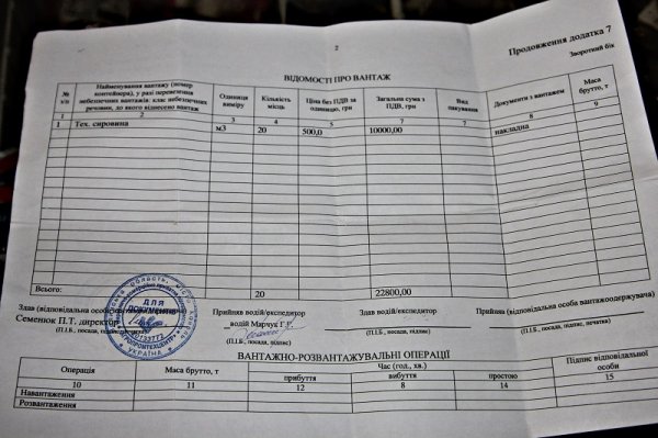 На Волині затримали авто з краденим лісом. ФОТО