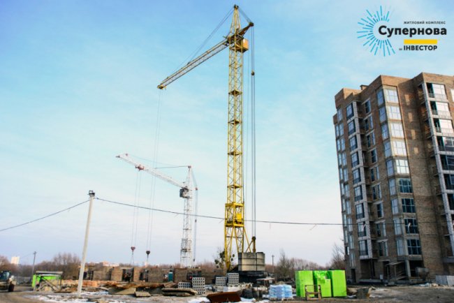 Екватор ЖК «Супернова»: зводять п'ятий із восьми запланованих будинків. ФОТО*