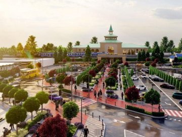 У Ковелі реконструюють Привокзальну площу та будівлю міськради. ФОТО