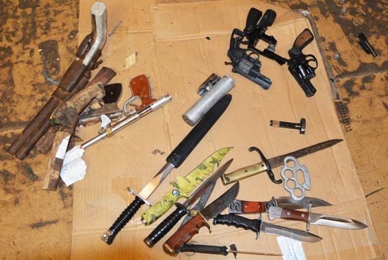 Як у Нововолинську знищували зброю. ФОТО