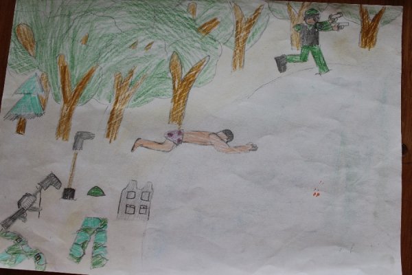 Луцькі школярі передали бійцям листи з малюнками. ФОТО