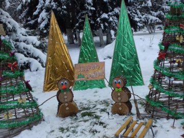 На Волині «малолітні дикуни» розтрощили новорічні інсталяції. ВІДЕО