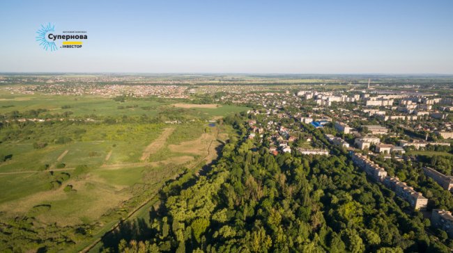 Панорама на місто із будинку Житлового комплексу