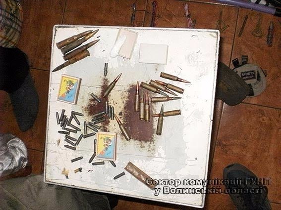 У Нововолинську поліцейські вилучили боєприпаси. ФОТО