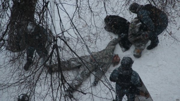 Сутички на Грушевського. ФОТО