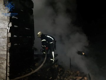 На Волині під час пожежі  у житловому будинку загинув 16-річний хлопець