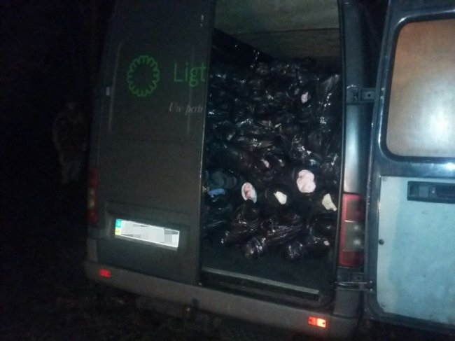 На Волині прикордонники затримали контрабандне м’ясо