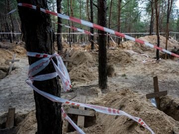 На Херсонщині знайшли масове поховання жертв російських окупантів