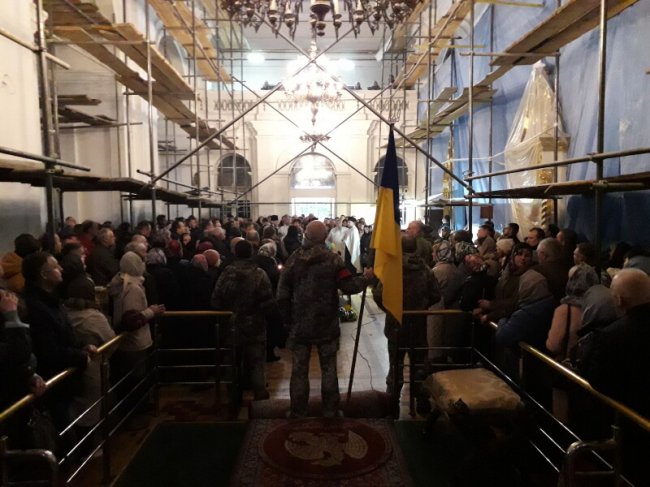 У Луцьку попрощалися із загиблим Героєм Денисом Кудрявцевим.ФОТО