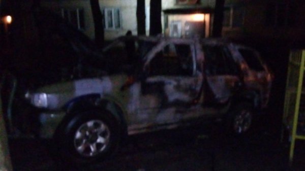 У Харкові підірвали автомобіль, причетний до АТО. ФОТО