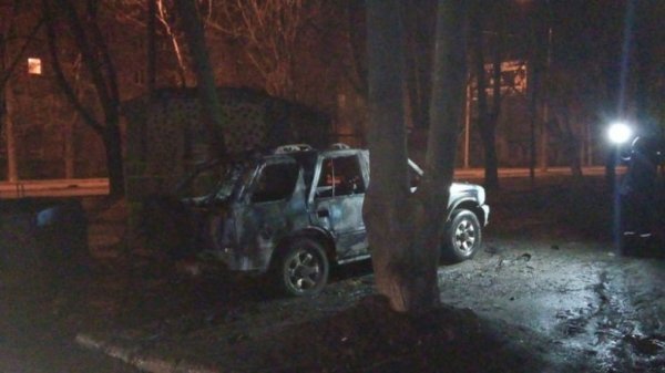 У Харкові підірвали автомобіль, причетний до АТО. ФОТО