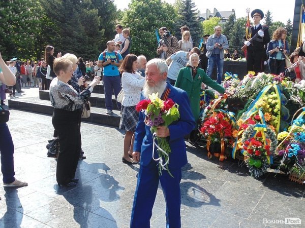 У Луцьку відзначили День Перемоги. ФОТО