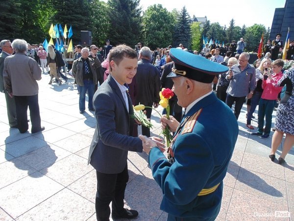 У Луцьку відзначили День Перемоги. ФОТО