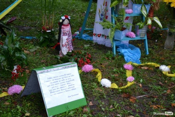 У Луцьку  - квіткова виставка до Дня Незалежності. ФОТО