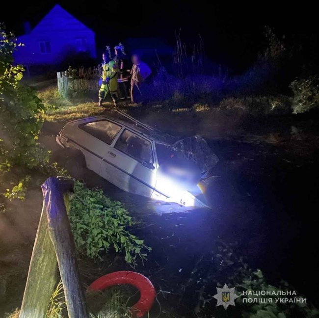 Трагічна аварія на Волині: авто злетіло у ставок, загинули двоє людей