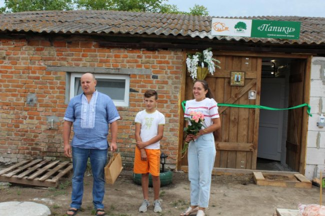 У волинській громаді відкрили сімейну молочну ферму «Папики». ФОТО
