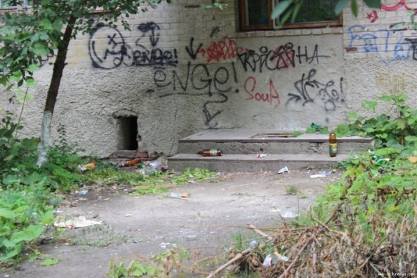 Під вікнами луцької багатоповерхівки ‒ стихійне сміттєзвалище. ФОТО