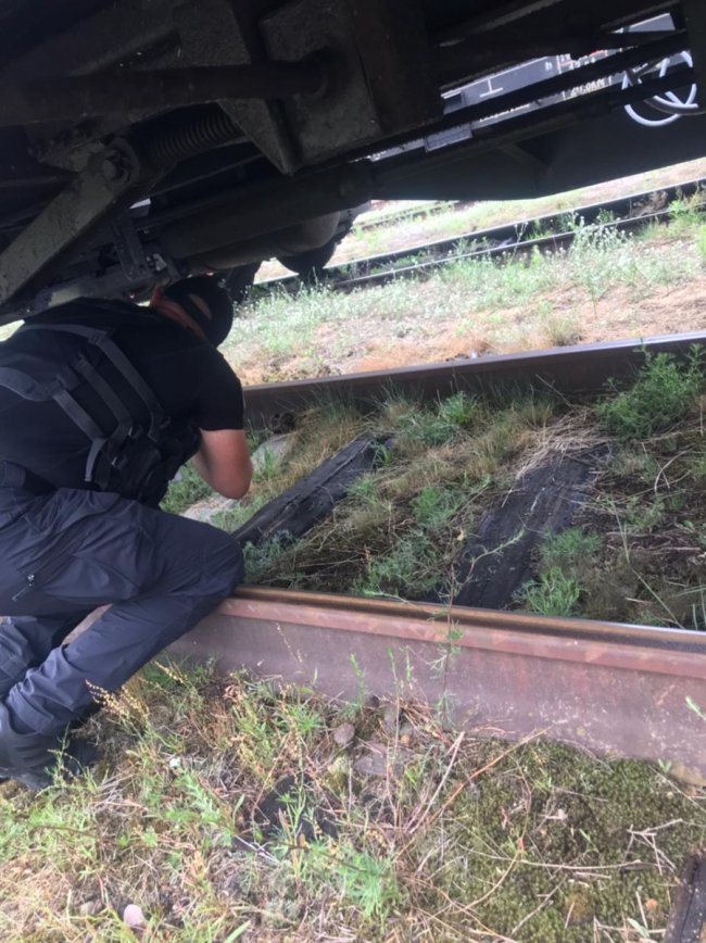 Через «Ягодин» у потязі хотіли провезти контрабанду. ФОТО