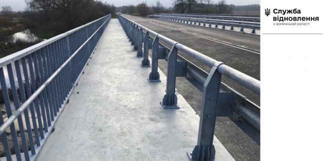 У селищі на Волині відремонтували 54-метровий міст, який збудували минулого століття