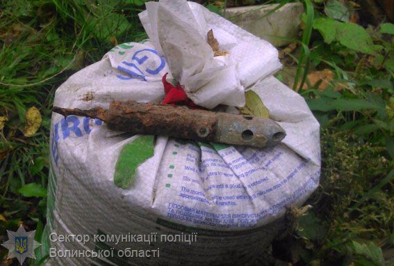 У волинянина вилучили 7 снарядів та 32 гранати